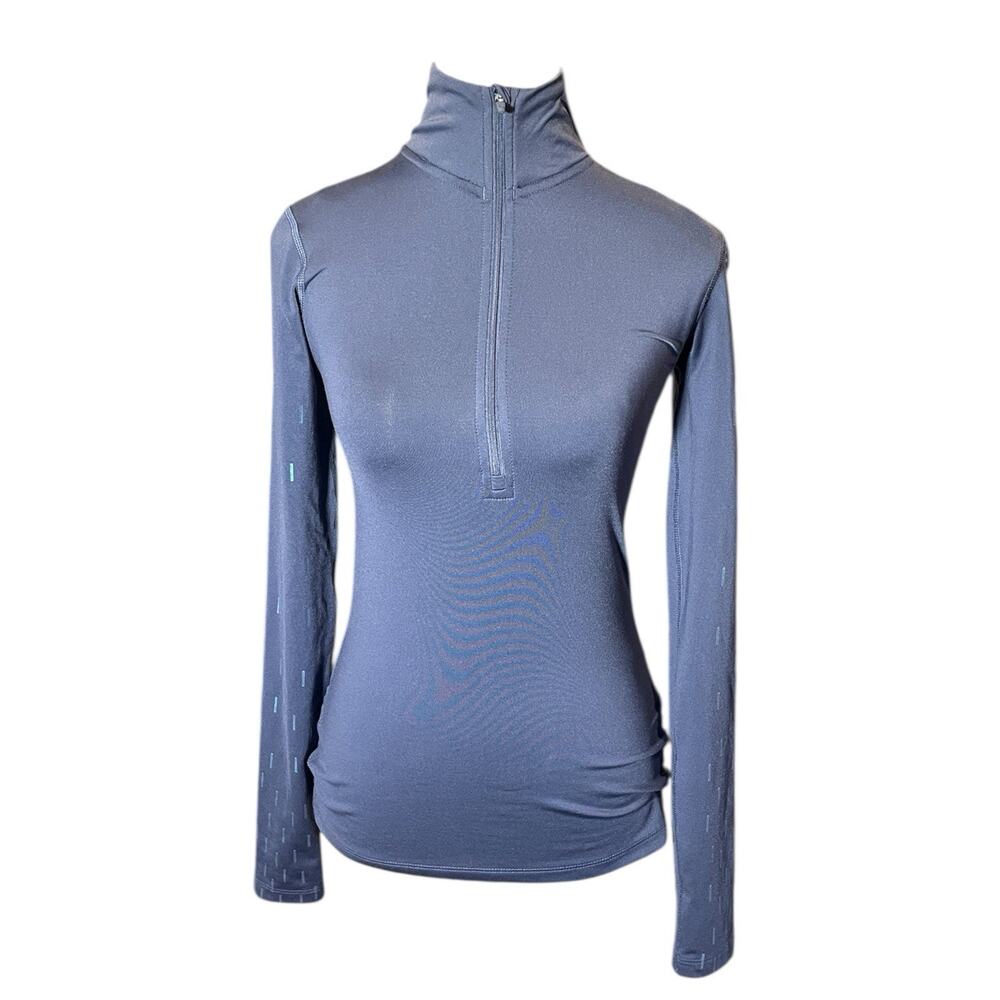Women’s Nike Dry-Fit Blue Quarter-Zip Pullover Jacket - Extra Small